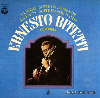 BITETTI, ERNESTO weiss; suite / bach suite OS-2092-H