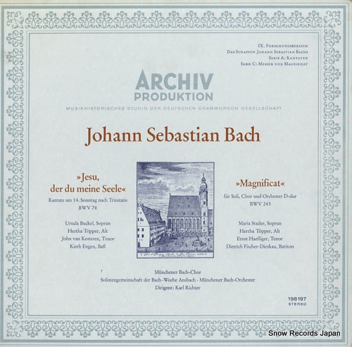 RICHTER, KARL bach; jesu der du meine seele 198197