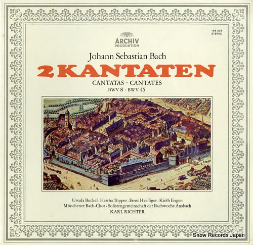 RICHTER, KARL bach; 2 cantatas bwv8, bwv45 198028