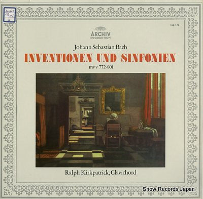 KIRKPATRICK, RALPH bach; inventionen und sinfonien 198179