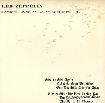 LED ZEPPELIN live at l.a. forum ?