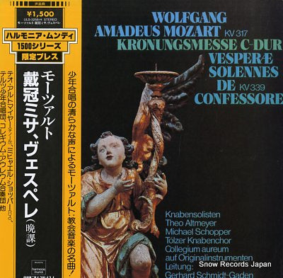 DER TOLZER KNABENCHOR mozart; kronungsmesse, vesperae ULS-3258-H
