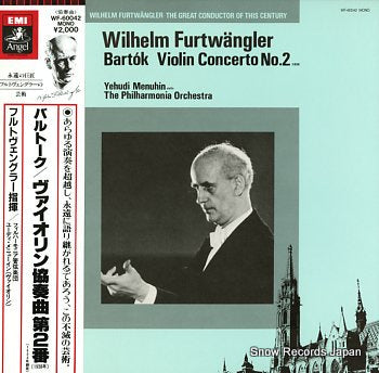 FURTWANGLER, WILHELM bartok; violin concerto no.2 WF-60042