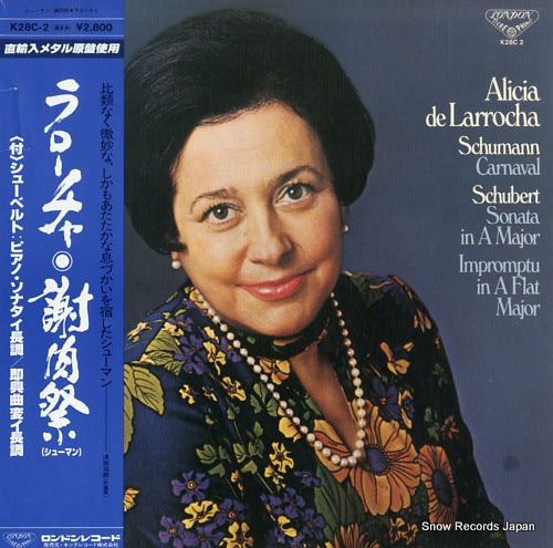 DE LARROCHA, ALICIA schumann; carnaval, op.9 K28C-2
