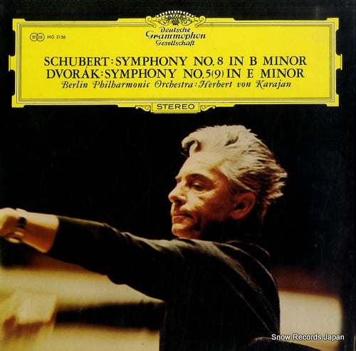 KARAJAN, HERBERT VON schubert; symphony no.8 in b minor (unfinished) MG2156