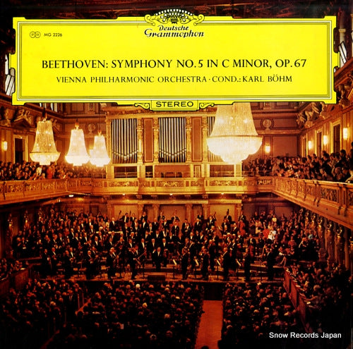 BOHM, KARL beethoven; symphonie no.5 in c minor,op.67 MG2226