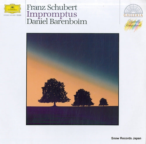BARENBOIM, DANIEL schubert; impromptus 415849-1