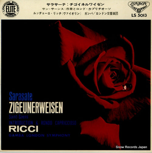 RICCI, RUGGIERO sarasate; zigeunerweisen,op.20,no.1 LS5013