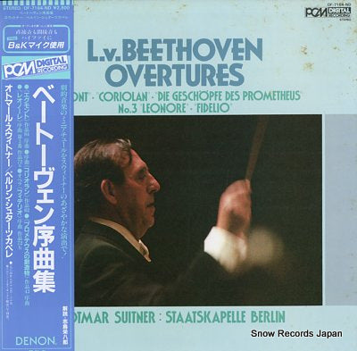 SUITNER, OTMAR beethoven; overtures OF-7164-ND