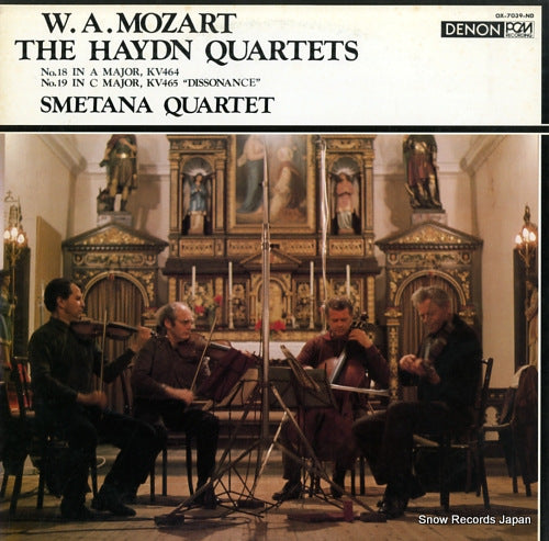 SMETANA QUARTET mozart; two string quartets OX-7039-ND