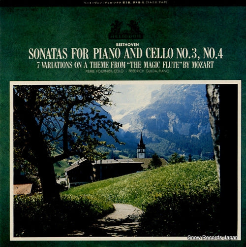 FOURNIER, PIERRE beethoven; sonatas for piano and cello no.3 & 4 MH5015