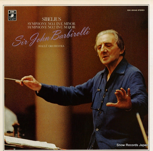 BARBIROLLI, JOHN sibelius; symphony no.1, no.7 EAC-85048