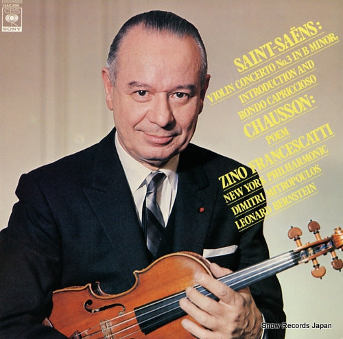 FRANCESCATTI, ZINO saint-saens; violin concerto no.3 in b minor 13AC398