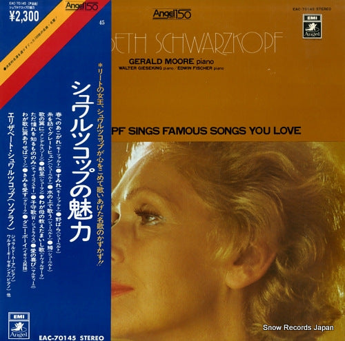 SCHWARZKOPF, ELISABETH schwarzkopf sings famous songs you love EAC-70145