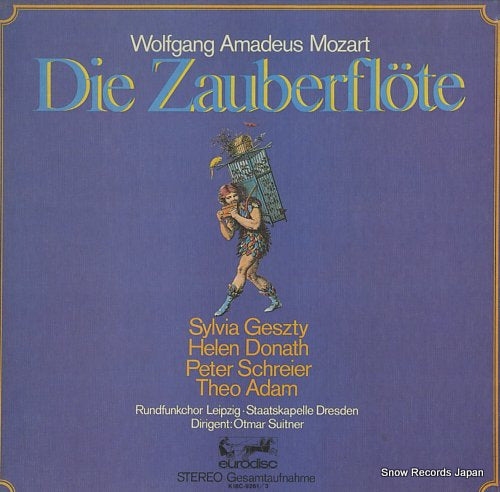 SUITNER, OTMAR mozart; die zauberflote K18C-9261/3