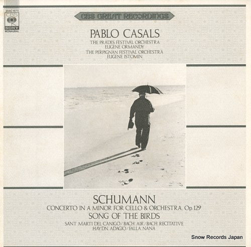 CASALS, PABLO schumann; concerto in a minor for cello & orchestra 20AC1875