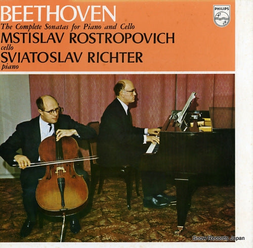 ROSTROPOVICH, MSTISLAV beethoven; the complete sonatas for piano and cello 15PC-140-42