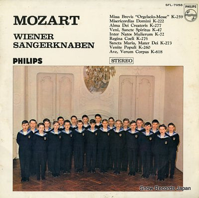 WIENER SANGERKNABEN mozart; missa brevis orgelsolo-messe k.259 SFL-7958