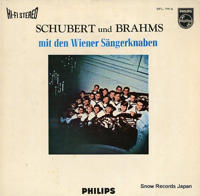 WIENER SANGERKNABEN schubert and brahms SFL-7514