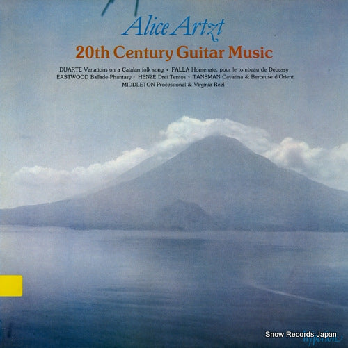 ARTZT, ALICE 20th century guitar music A66002
