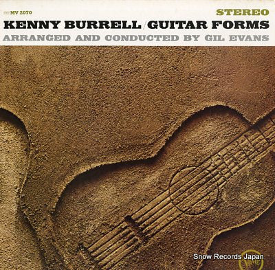BURRELL, KENNY guitar forms MV2070
