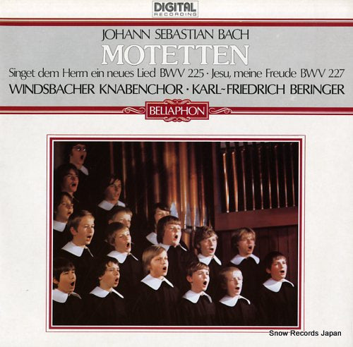 WINDSBACHER KNABENCHOR bach; motetten 680.01.005