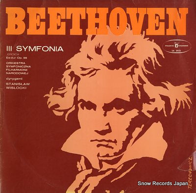 WISLOCKI, STANISLAW beethoven; iii symfonia SX0122
