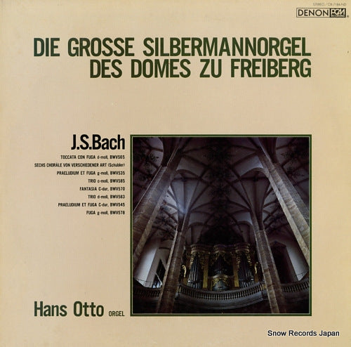 OTTO, HANS die grosse silbermannorgel des domes zu freiberg OX-7184-ND