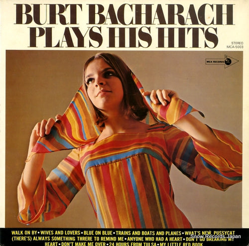 BACHARACH, BURT plays his hits MCA-5003