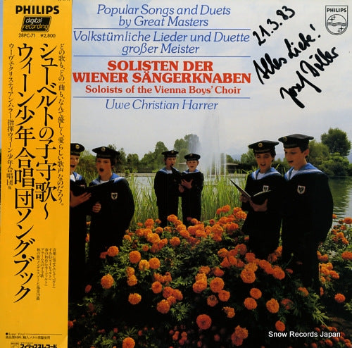 WIENER SANGERKNABEN popular songs and duets by great masters 28PC-71