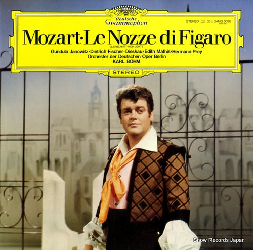 BOHM, KARL mozart; le nozze di figaro 24MG0036