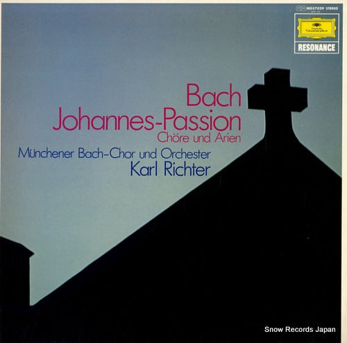 RICHTER, KARL bach; johannes-passion chore und arien MGX7029