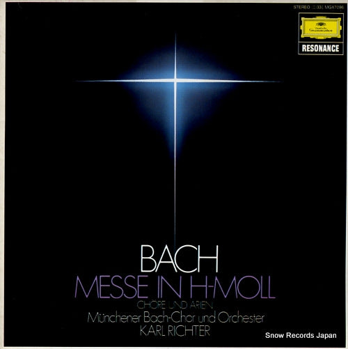RICHTER, KARL bach; messe in h-moll chore und arien MGX7096