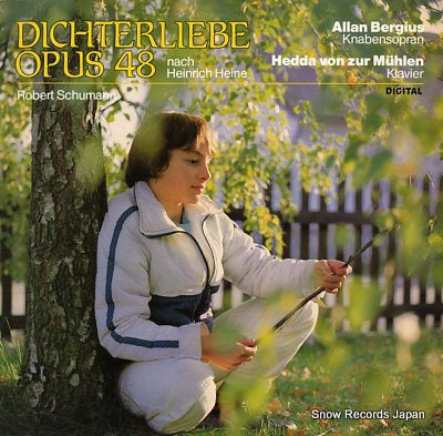 BERGIUS, ALLAN schumann; dichterliebe opus 48 K1486