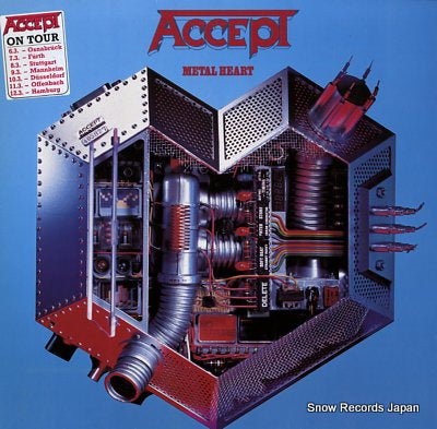 ACCEPT metal heart PL70638