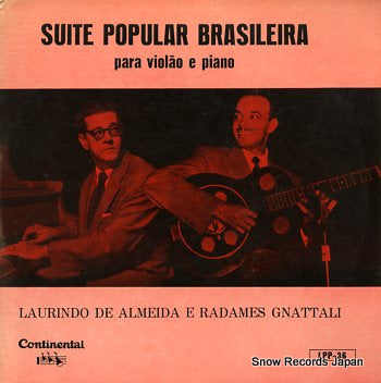ALMEIDA, LAURINDO / RADAMES GNATTALI suite popular brasileira / para violao e piano LPP-36
