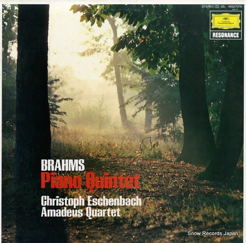 ESCHENBACH, CHRISTOPH brahms; piano quintet in f minor, op.34 MGX7079