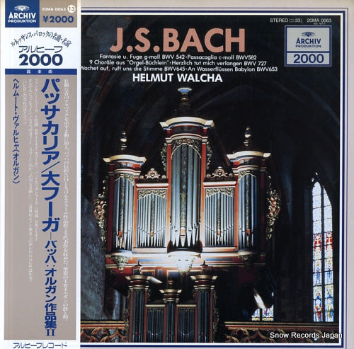 WALCHA, HELMUT bach; werke fur orgel 2 20MA0063