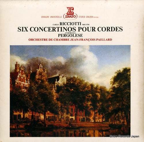 PAILLARD, JEAN-FRANCOIS ricciotti; six concertinos pour cordes attribuesa pergolese ERA-2091