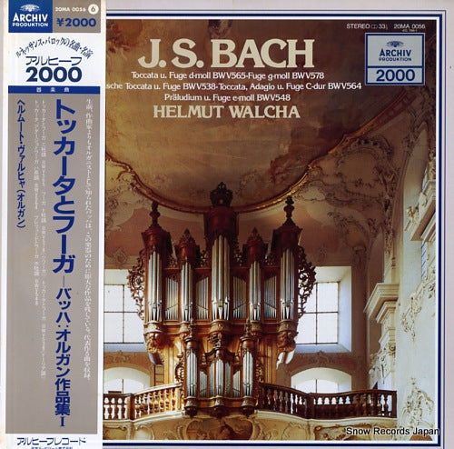 WALCHA, HELMUT bach, johann sebastian; warke fur orgel 1 20MA0056