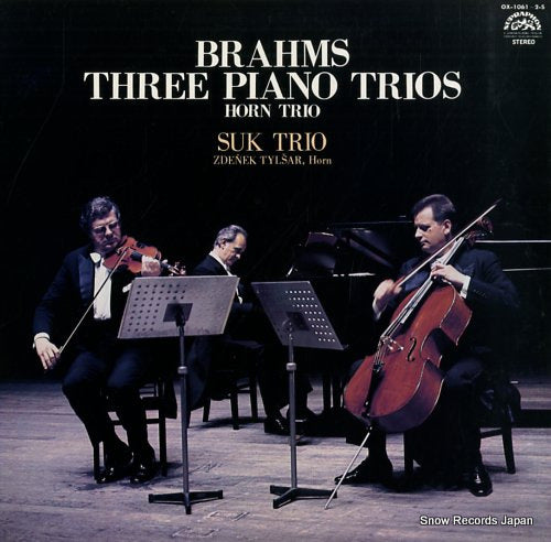 SUK TRIO brahms; three piano trios, horn trio OX-1061-2-S