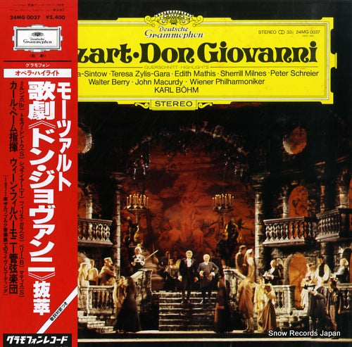 BOHM, KARL mozart; don giovanni 24MG0037