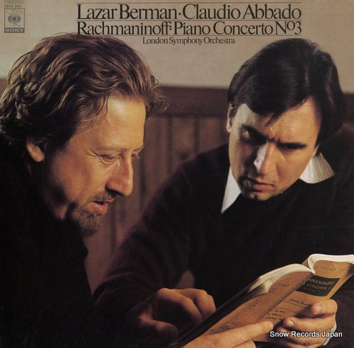 BERMAN, LAZAR, AND CLAUDIO ABBADO rachmaninoff; piano concerto no.3 25AC200