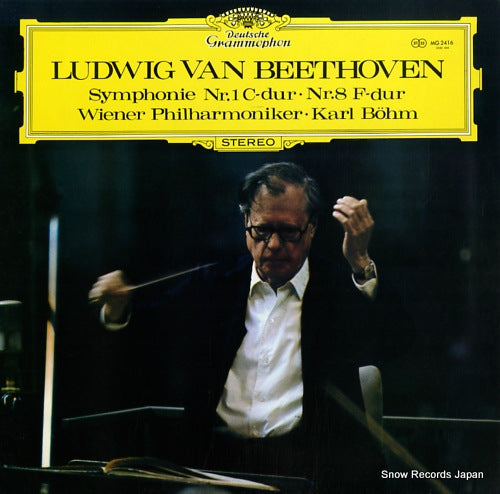 BOHM, KARL beethoven; symphonie nr.1 & nr.8 MG2416