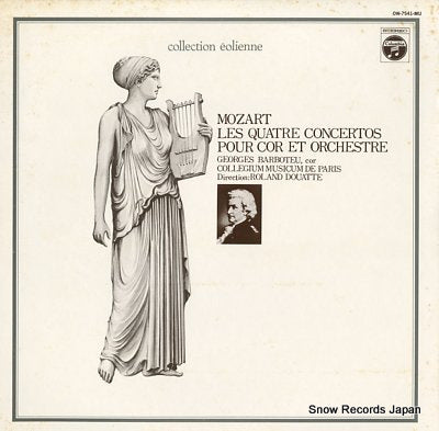 DOUATTE, ROLAND mozart; les quatre concertos OW-7541-MU