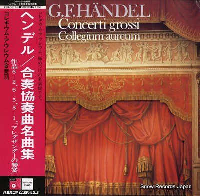 COLLEGIUM AUREUM handel; concerti grossi KUX-3011-H