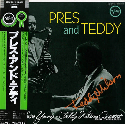 YOUNG, LESTER, AND TEDDY WILSON pres and teddy 23MJ3099