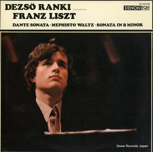 RANKI, DEZSO plays liszt OX-7029-ND