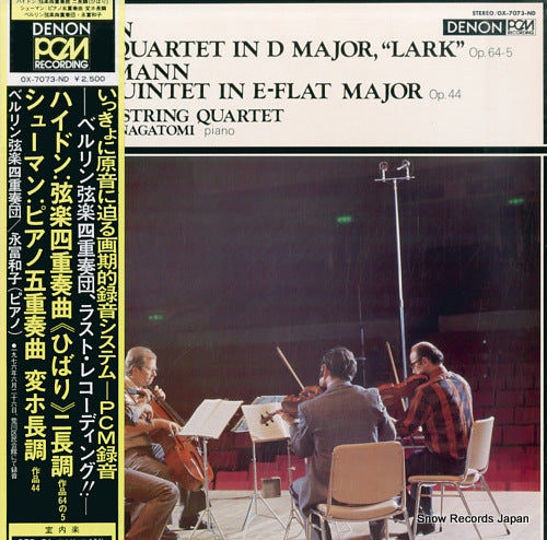 BERLINER STREICHQUARTETT haydn; string quartet in d major lark OX-7073-ND