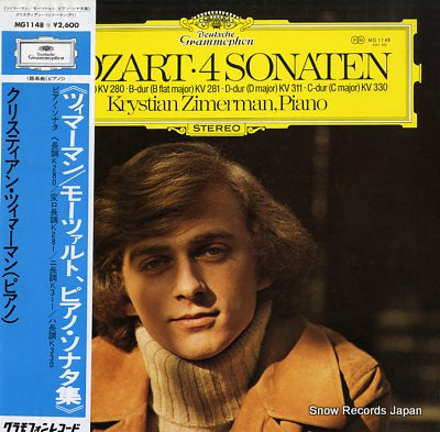 ZIMERMAN, KRYSTIAN mozart; 4 sonaten MG1148